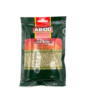 Pure Fennel Seeds 80g 2.8oz - Shoumar Fenouil Grain - Dried licorice-like seasoning distinctively flavourful with tons of health benefits