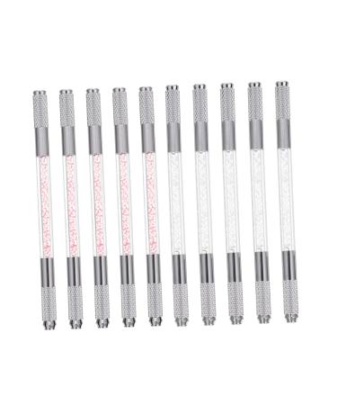FOYTOKI Makeup Gadgets 10pcs Crystal Eyebrow Pencil Eyebrow Pen Multipurpose Tool Microblading Pencil Hand Pen