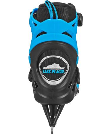 Lake Placid Monarch Boys Adjustable Ice Skate - Black/Blue - Size Small 11-2 - Buy Online on GoSupps.com