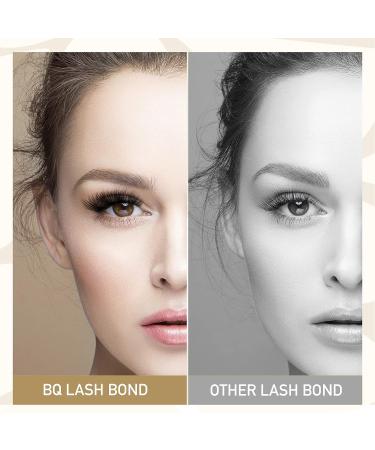 Cluster Lash Glue 5ml - Long Lasting Waterproof Eyelash Extension Bond for DIY Lash Clusters - Clear Lash Glue with Micro Brushes - B&Q LASH - Buy Online on GoSupps.com