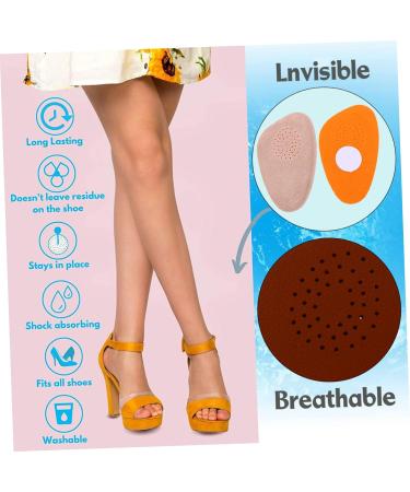Didiseaon Half Size Shoe Insoles - Comfortable Forefoot Pads for Heeled Boots & Sports | Invisible Anti-Slip Cushioning - Buy Online on GoSupps.com