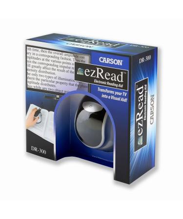 Carson DR-300UK ezRead Electronic Reading Aid Digital Magnifier with TV Output Silver/Black