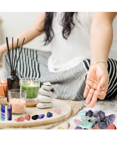 Xiannvxi Obsidian Stone Crystals - 100% Natural Healing Rocks | Bulk Raw Stones for Reiki & Wellness (200g) - Buy Online on GoSupps.com