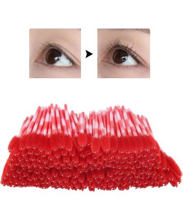Different Gift Mascara Wand Spoolie Brushes Disposable Makeup Tool Eyelash Spoolie Lash Brush for Beauty Girl Women Eyelash(Big red) - Buy Online on GoSupps.com