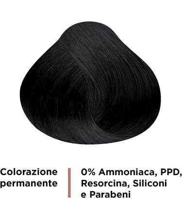  Vitalcare Vitalcare | +Sense - Professional Permanent Hair Color Ammonia-Free Resorcin PPD Silicones Parabens - With Argan Oil Macadamia and Avocado 1/00 Black 100 ml - Buy Online on GoSupps.com