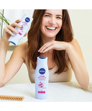 Buy Nivea Color Brilliance Conditioner - 200ml | Color Protection Moisturizing & Keratin Enriched - Buy Online on GoSupps.com
