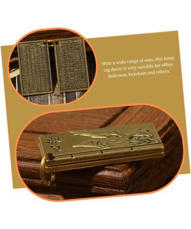 COHEALI 3pcs Key Chain Pendant Car Key Chain Zen Pendant Retro Amulet Pendants Ornaments Men and Women Brass - Buy Online on GoSupps.com