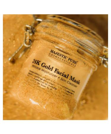 MAJESTIC PURE Gold Facial Mask - Anti-Aging Ancient Formula - 8.8 Oz - Buy Online on GoSupps.com