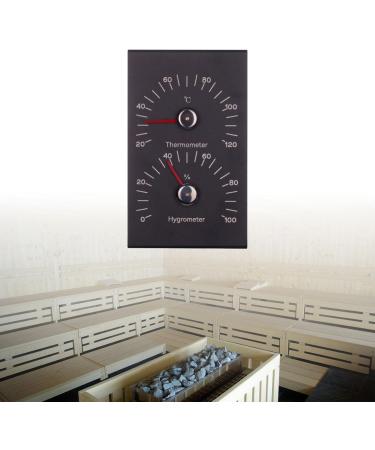 Colcolo 2-in-1 Sauna Thermometer & Hygrometer - Accurate Indoor Temperature Measuring Device for Family Sauna Rooms - Essential Sauna Accessories - Buy Online on GoSupps.com
