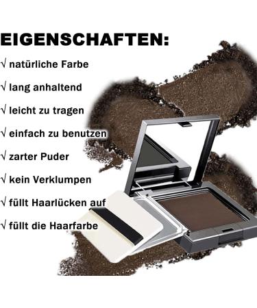  EONFAVE volume powder for hair dark brown hair replenishment light hair powder to mask roots waterproof dark brown - Buy Online on GoSupps.com