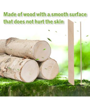 Prousky 100 Wax Chopsticks & Strips - Wooden Hair Removal Spatulas for Eyebrows Face & Legs (105mm) | International Shipping - Buy Online on GoSupps.com