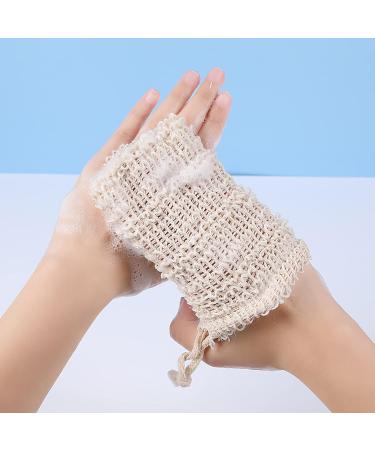 2 PCs Sisal Soap Bags for Solid Shampoo & Organic Soap - Eco-Friendly Storage Solution - Buy Online on GoSupps.com