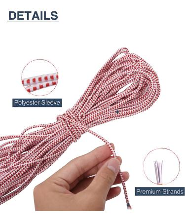 BRILLIANCE4U Tent Pole Shock Cord 60ft - Replacement Elastic Bungee Cord for Tent Poles - Repair Kit with Lead Wire and Washers - Buy Online on GoSupps.com