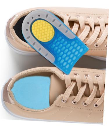 FRCOLOR Shock Absorbing Height Increasing Insoles for Men & Women | Elevator Shoe Inserts for Plantar Support & Comfort | 1 Pair Blue 11X6.3X1.5CM - Buy Online on GoSupps.com