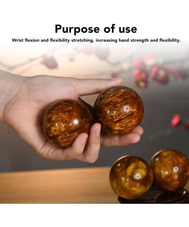 Baoding Balls - Coral Fitness Massage Balls for Stress Relief & Manual Power Improvement | 2 Pieces for Chinese Health Exercises - Buy Online on GoSupps.com