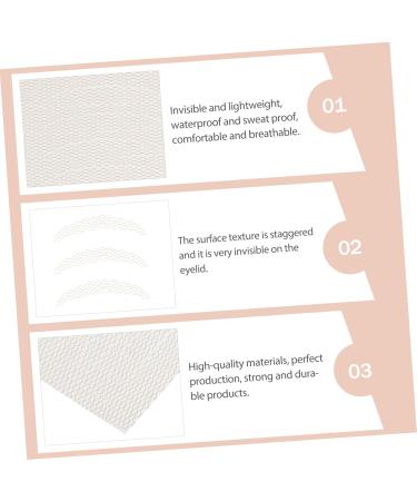 Beavorty Lace Tape 20pcs Lace Double Eyelid Sticker Make up Kit Breathable Eyelid Tape Eyes Makeup Accessories Cosmetic - Buy Online on GoSupps.com