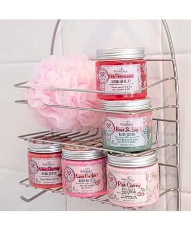 Bella & Bear Pink Cherry Bath Soap & Shave Cream - Paraben Free, Cruelty Free, Vegan - 6.7oz - Buy Online on GoSupps.com