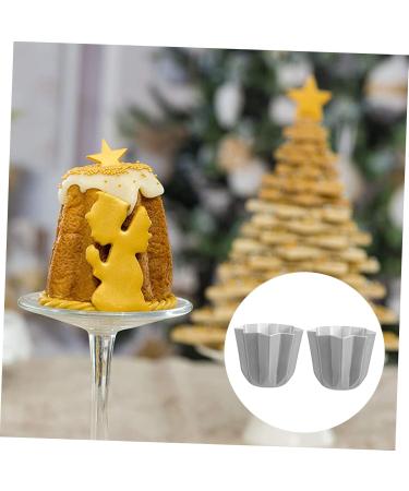 PRETYZOOM 6 Pcs Octagonal Cake Mold Baking Pan Roasting Pan Mini Paper Cups Cake Baking Mold Dessert Non Stick 7.5x7.5x6.5cmx3pcs Silverx3pcs - Buy Online on GoSupps.com
