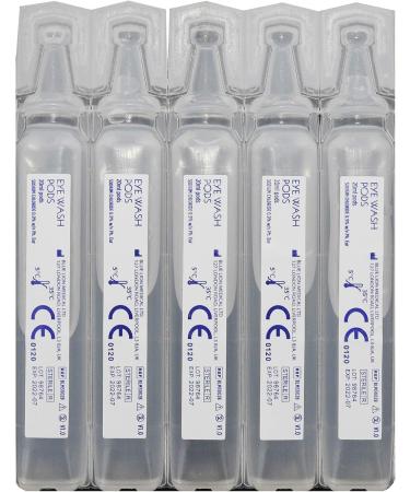 Buy Blue Lion CE Approved Eyewash 20ml Pod Station + No16 Eye Pads Twin Pack - International Shipping Available - Buy Online on GoSupps.com