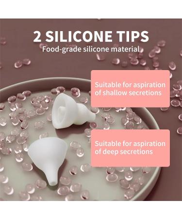 Rechargeable Electric Baby Nasal Aspirator | Nose Sucker & Cleaner with 2 Nozzle Sizes | Adjustable Suction Levels | for Newborns & Toddlers (Pink) - Buy Online on GoSupps.com