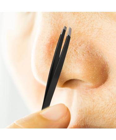 Didiseaon Double-Ended Eyebrow Tweezers Stainless Steel Eyebrow Tweezer Eyebrow Trimming Tweezer Professional Tweezer Eyebrow Grooming Tool Eyebrow Repairing Tweezer False Eyelash Pick Tool - Buy Online on GoSupps.com