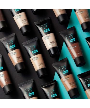 Maybelline New-York Fit Me Matte & Poreless Fluid Foundation Normal to Oily Skin Shade 105 Natural Ivory 30 ml - Buy Online on GoSupps.com