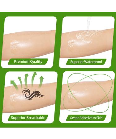 MarvellHealth Transparent Film Dressing 4 x 4.5 - Pack of 50 | Waterproof & Breathable Bandages for Post-Surgical, Shower, IV Shield & Tattoo Aftercare - Buy Online on GoSupps.com