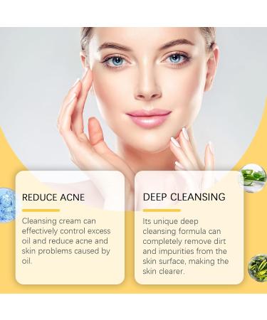 Hydrating And Nourishing Cleansing Cream - Gentle Face Wash For Moisturizing Oil Control Pore Minimizing & Radiant Skin(2PCS) - Buy Online on GoSupps.com