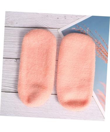 FRCOLOR 2 Pairs Anti-Tear Socks Heel Sleeve Women Socks with Foot Lotion Socks Shoes Gel Moisture Socks Ankle Ripstop Socks Feather Yarn Moisturising Socks - Buy Online on GoSupps.com