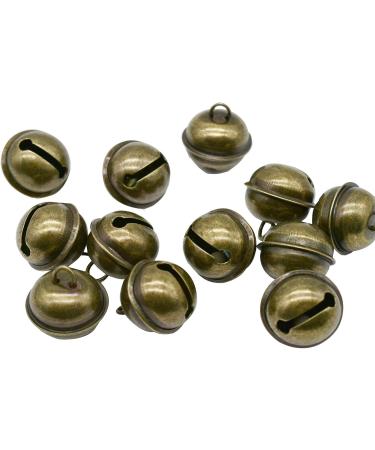 Maydahui 50PCS Vintage Jingle Bell 1 Inch Antique Copper Pet Pendants Christmas Decor - Buy Online on GoSupps.com