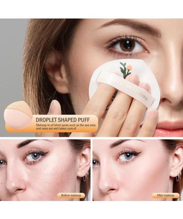 Corneria Large Makeup Sponge 1PCS - Super Soft Powder Puff for Quick Makeup Application | Beauty Blender for Liquid Foundation & Loose Powder - Yellow - Buy Online on GoSupps.com