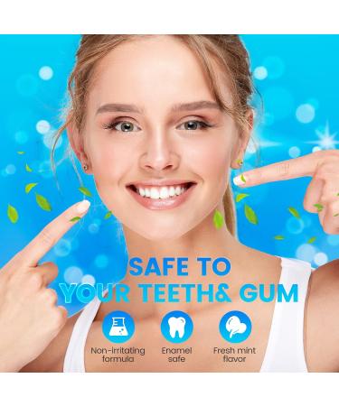 Teeth Whitening Kit: 5D White Strips for Smoking Coffee Stains | 14 Sets, 28pcs | Home Tooth Whitening with Mint Flavored Strips - Buy Online on GoSupps.com