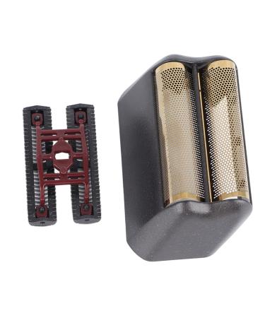 Stainless Steel Foil Cutter Head Replacement Quick Stubble Removal Easy Rinse for Home Travel Store - Suitable for Trimming Beard Black Gold