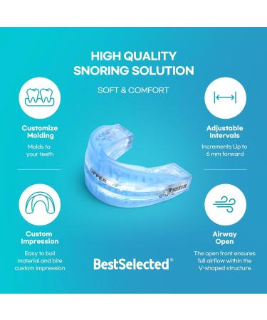 Anti Snoring Mouth Guard Device: Anti Snoring Devices Sleep Apnea Mouthpiece - Adjustable Snore Stopper Mouth Guard - Stop Snoring Aids for Women Men - Buy Online on GoSupps.com