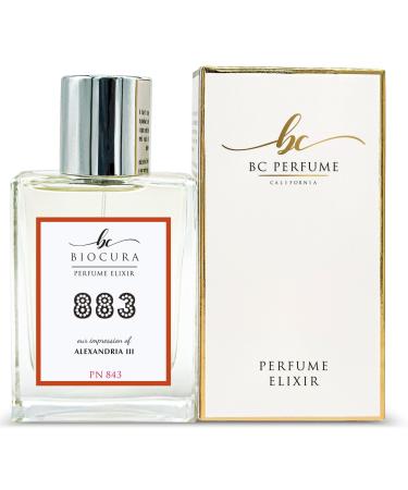 BC Perfume 883 Inspired by Alexandria Iii For Women & Men Fragrance Dupes Eau de Parfum Bottle 1.7 Fl Oz/50ml
