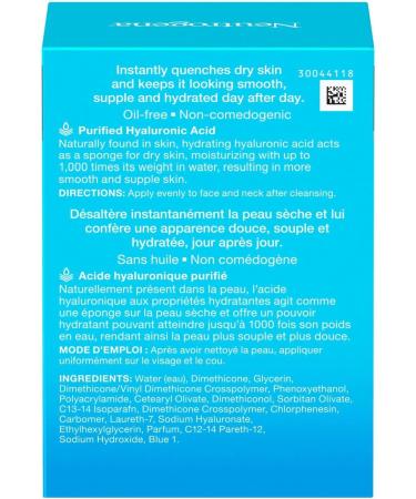Neutrogena Hydro Boost Face Moisturizer with Hyaluronic Acid for Dry Skin Oil-Free & Moisturizer Neutrogena Hydro Boost Night Pressed Face Serum With Purified Hyaluronic Acid Old + Face Serum 48g - Buy Online on GoSupps.com