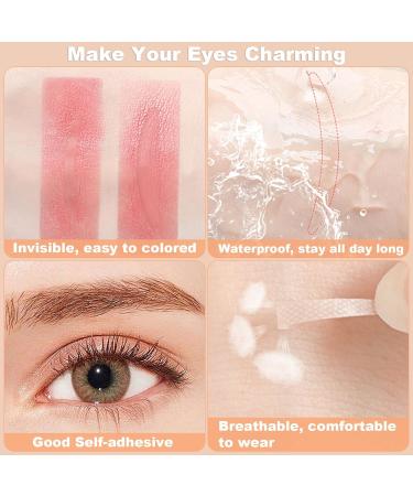 Invisible Eyelid Lifter Strips - 200 Pcs Glue-Free Double Eyelid Tapes for Uneven or Monolids - Hooded Droopy Eyes Solution - Buy Online on GoSupps.com