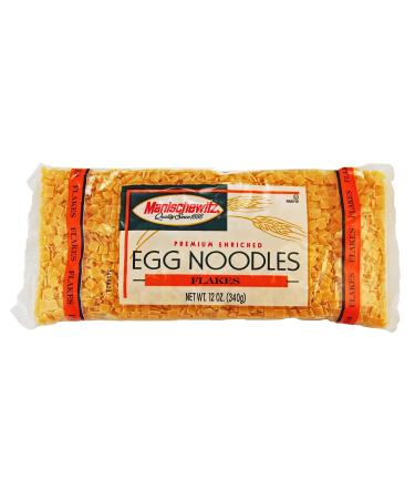 MANISCHEWITZ Flakes Egg Noodles, 12-Ounce Bags (Pack of 12) - Buy Online on GoSupps.com
