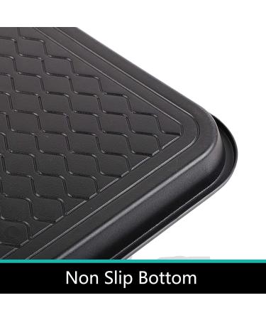 3 Pack Falflor Boot Trays for Entryway - Heavy Duty IndoorOutdoor Mats (Black) - 30x15 - Functional Pet Feeding Mat - Buy Online on GoSupps.com
