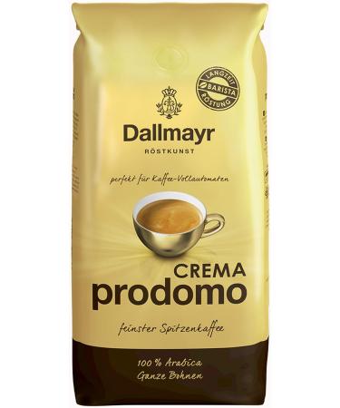  Dallmayr Dallmayr Crema Prodomo Bean Coffee Roasted Coffee Whole Beans Coffee Beans 8 x 1000g - Buy Online on GoSupps.com