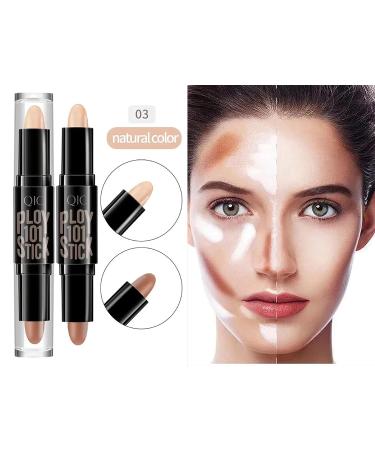 2-in-1 Makeup Shading Stick & Concealer Contouring Highlighter - Natural-Light Coffee - Buy Online on GoSupps.com