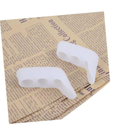 5 Pair Silicone Bunion Spacer Separators for Men and Women - White Toe Stretchers for Bunions Gasket Thumb - Healeved Stretcher - Buy Online on GoSupps.com
