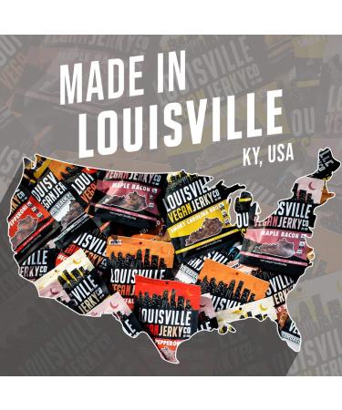 Louisville Vegan Jerky Co Smoky Carolina BBQ - 3 oz (Vegan Snack) - Buy Online on GoSupps.com