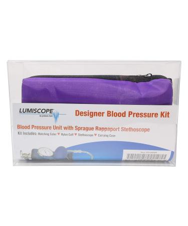 Lumiscope Professional Blood Pressure Kit - Stethoscope Manual BP Cuff & Sphygmomanometer - Grape - Buy Online on GoSupps.com