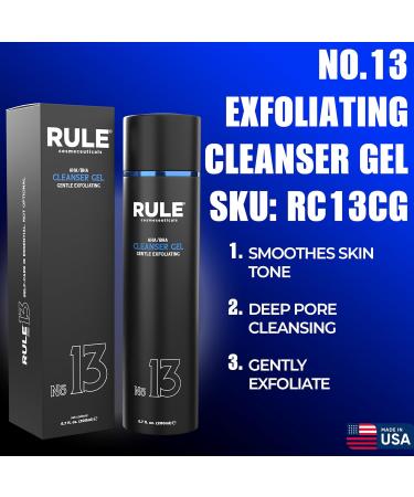 Rule Cosmeceuticals - Men's Face & Hair Kit No.7 Body Acne Spray No.11 Anti Hair Loss Shampoo & No.13 Gel Cleanser Hair Care and Skin Care Set - Buy Online on GoSupps.com