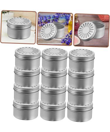 Artibetter 12-Box Empty Candle Doses - Aromatherapy & Lip Balsamic Storage Round Metal Can for Fragrance & Perfume | Durable Sheet Metal Biscuit Boxes - Buy Online on GoSupps.com