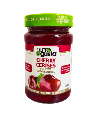 NutroGusto Jams Fruit Preserve Spread 290 g (Cherry)