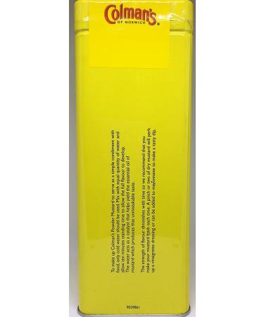 Colman's Double Superfine Mustard Powder - 16 oz Tin, 1 Pound Pack - Authentic English Mustard - Buy Online on GoSupps.com