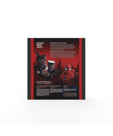 Spider-Man Body Set - Bath & Body Gift Set with Body Wash, Shampoo & Deodorant | Every Man Jack - Buy Online on GoSupps.com