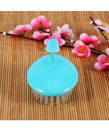 Verdant Touch Hair Scrubber - Shampoo Scalp Massager Brush for Shower | Blue Hair Washing Massage Comb - International Shipping - Buy Online on GoSupps.com
